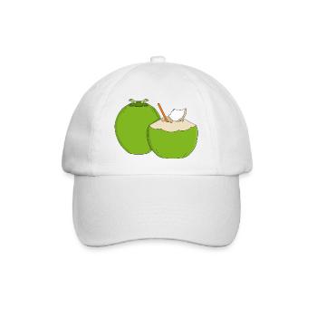 Emerald Coconut Splash - Baseball Cap - white/white - Front