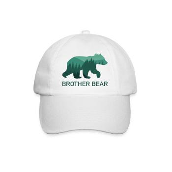 Frère Ours Frère Forêt d’Ours Nature - Casquette classique - blanc/blanc - Devant