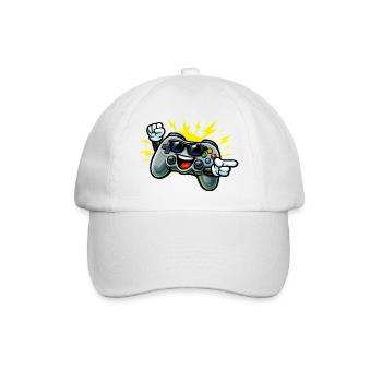 Retro Controller Fun - Baseball Cap - white/white - Front