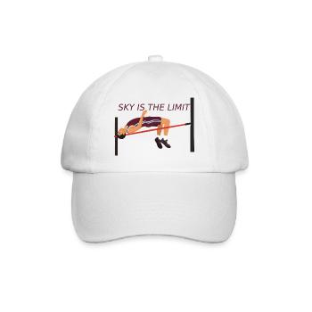 Saut en hauteur - Le ciel est la limite - Casquette classique - blanc/blanc - Devant