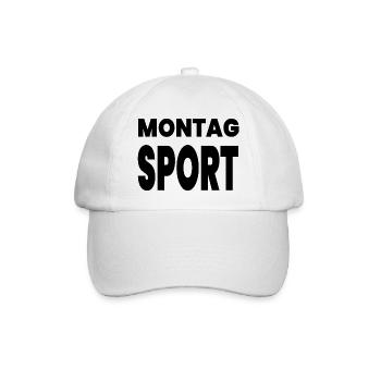 Sport - Baseballkappe - Weiß/Weiß - Vorne