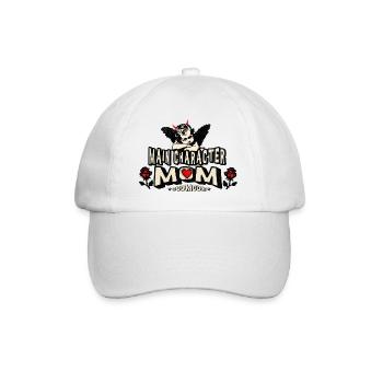 Main Character Mom, Mom, Mom, Best Mom. - Baseball Cap - white/white - Front