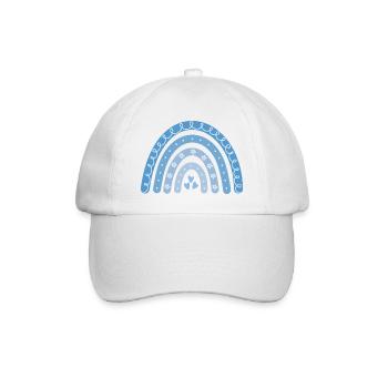 Bohème Bleu Arc-en-ciel - Casquette classique - blanc/blanc - Devant