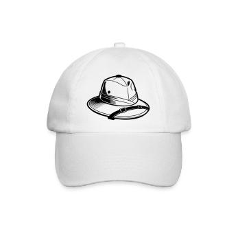 Chapeau de safari - Casquette classique - blanc/blanc - Devant