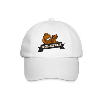 Eskaliert eh Eskalationsteam JGA Bier Crew  - Baseballkappe - Weiß/Weiß - Vorne