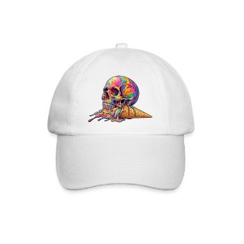 Cream Skull - Baseballkappe - Weiß/Weiß - Vorne