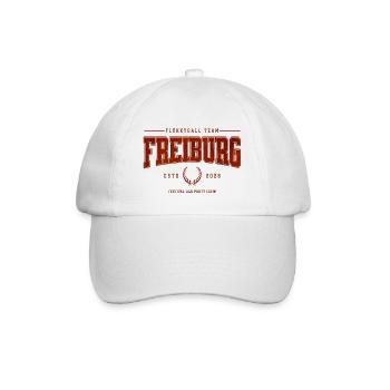T-shirt classique de l’équipe professionnelle de Flunkyball Freiburg - Casquette classique - blanc/blanc - Devant