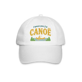 J'peux pas j'ai CANOË - Casquette classique - blanc/blanc - Devant