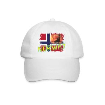 Norway - Baseball Cap - white/white - Front