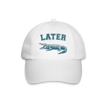 Alligator ultérieur - Casquette classique - blanc/blanc - Devant