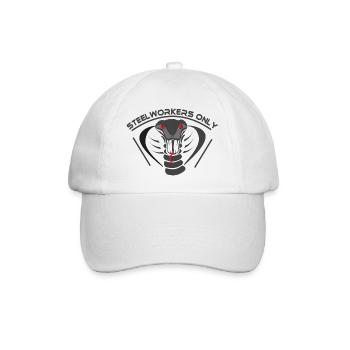 Steelworkers_only_001 - Casquette classique - blanc/blanc - Devant