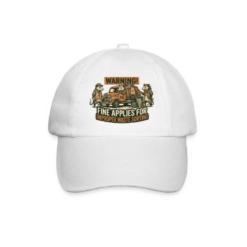 Équipe de collecte des déchets - Casquette classique - blanc/blanc - Devant