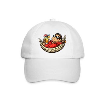 Hängematten-Profi - Baseballkappe - Weiß/Weiß - Vorne