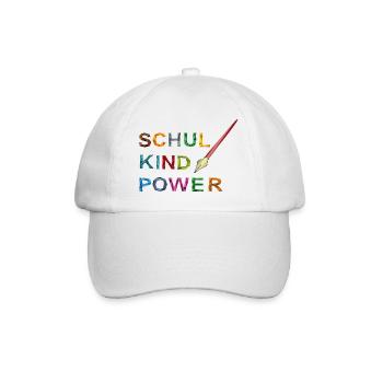 Schoolchild Power - Baseball Cap - white/white - Front