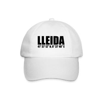 Coordonnées de Lleida - Casquette classique - blanc/blanc - Devant
