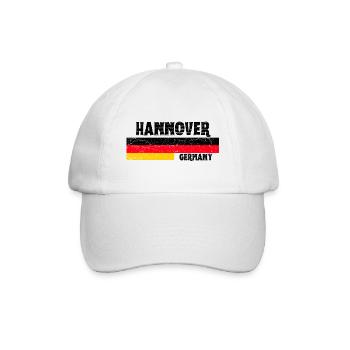 Hannover Germany Flag - Baseball Cap - white/white - Front
