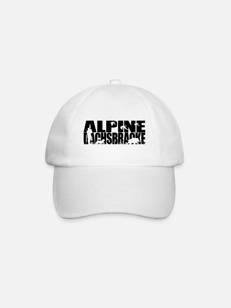 ALPINE DACHSBRACKE Chiens de chasse Chien de chasse Wilsigns - Casquette classique - blanc/blanc