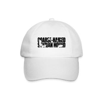 COARSE HAIRED STYRIAN HOUND Hunting Dogs Wilsigns - Baseball Cap - white/white - Front