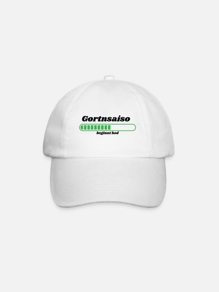 Gortnsaiso - bayerischer Spruch - Baseballkappe - Weiß/Weiß