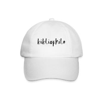 bibliophile - Baseball Cap - white/white - Front