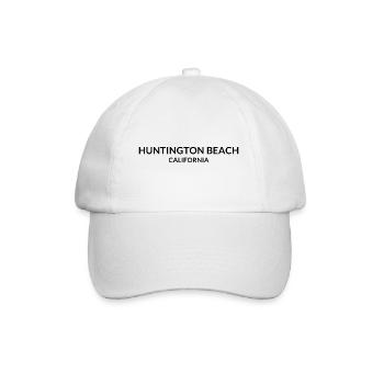 Huntington Beach, Californie, États-Unis - Casquette classique - blanc/blanc - Devant