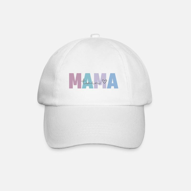 Maman jumelle - Casquette classique - blanc/blanc