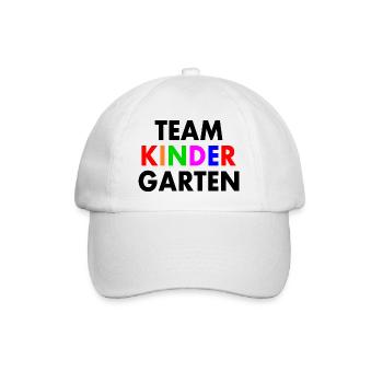 Team kindergarten - Baseballkappe - Weiß/Weiß - Vorne