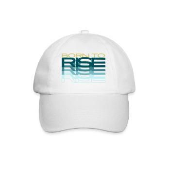Born to rise up - Baseball Cap - white/white - Front
