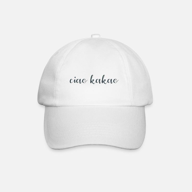 ciao kakao - Baseballkappe - Weiß/Weiß