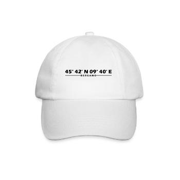 Bergamo coordinates - Baseball Cap - white/white - Front