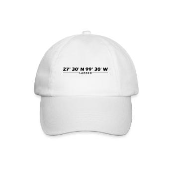 Laredo Coordinates - Baseball Cap - white/white - Front