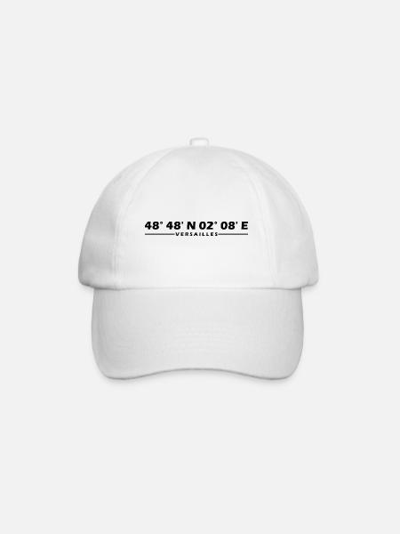 Coordonnées de Versailles - Casquette classique - blanc/blanc