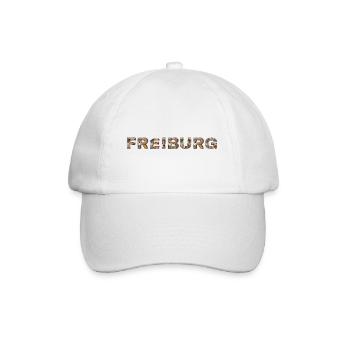 Freiburg Hund - Baseballkappe - Weiß/Weiß - Vorne