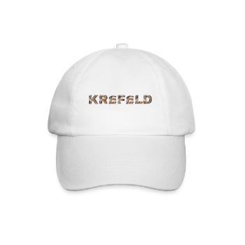 Krefeld Hund - Baseballkappe - Weiß/Weiß - Vorne