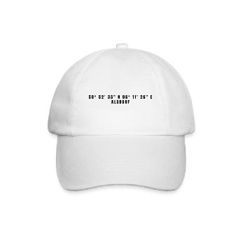 Coordonnées Alsdorf Rhénanie-du-Nord-Westphalie - Casquette classique - blanc/blanc - Devant