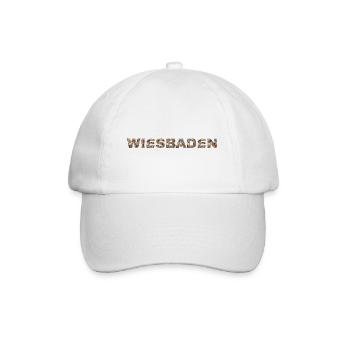 Wiesbaden Hund - Baseballkappe - Weiß/Weiß - Vorne