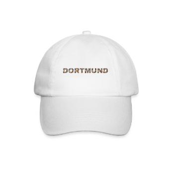 Dortmund Hund - Baseballkappe - Weiß/Weiß - Vorne