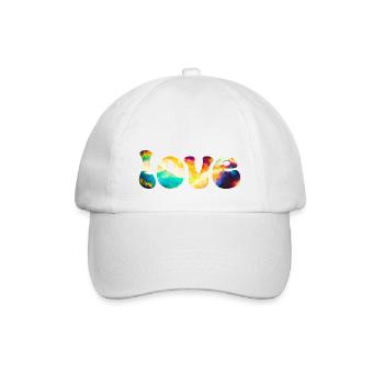 Amour - Casquette classique - blanc/blanc - Devant