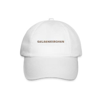 Gelsenkirchen Hund - Baseballkappe - Weiß/Weiß - Vorne