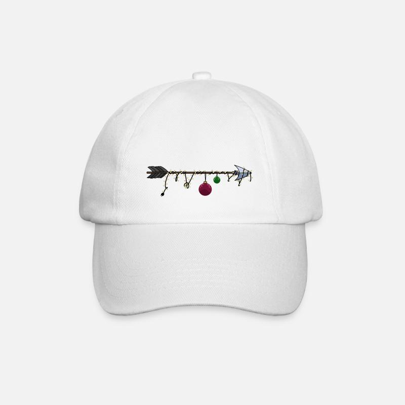 Flèche de Noël - Casquette classique - blanc/blanc