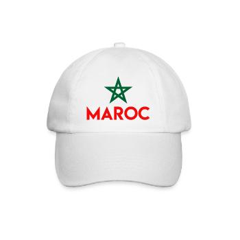 Maroc - Casquette classique - blanc/blanc - Devant