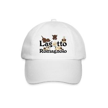 Lagotto - Baseballkappe - Weiß/Weiß - Vorne