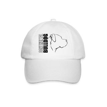 CONTINENTAL BULLDOG Profil Chiens Chien Wilsigns - Casquette classique - blanc/blanc - Devant