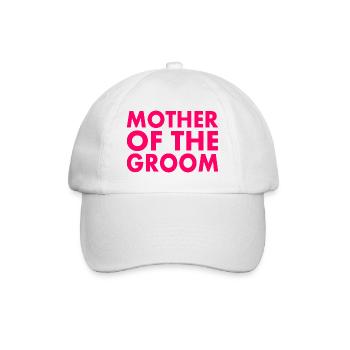 Mother of the groom - Baseball Cap - white/white - Front
