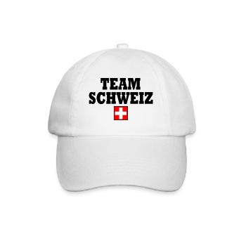 Team schweiz - Baseballkappe - Weiß/Weiß - Vorne