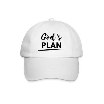Gods Plan Dwizzy Rap Rappeur Hip Hop Drizzy - Casquette classique - blanc/blanc - Devant