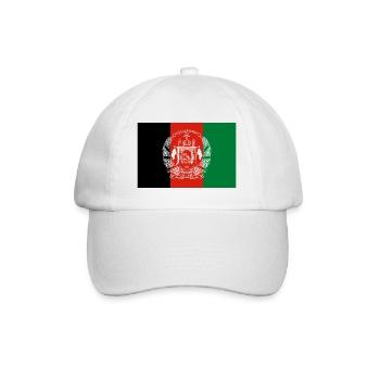 Afghanistan - Baseballkappe - Weiß/Weiß - Vorne