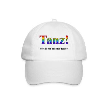 Tanz 1 - Baseballkappe - Weiß/Weiß - Vorne