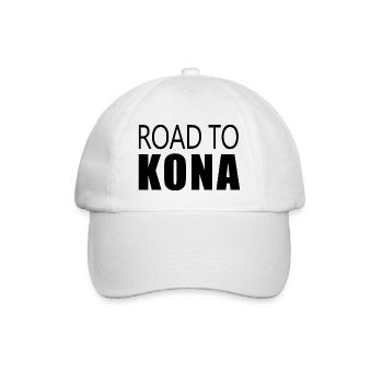 ROAD TO KONA DESIGN TRIATHLON HAWAII SWIM BIKE RUN - Baseball Cap - white/white - Front
