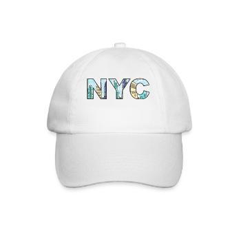 New York City - the city that never sleeps - Baseball Cap - white/white - Front